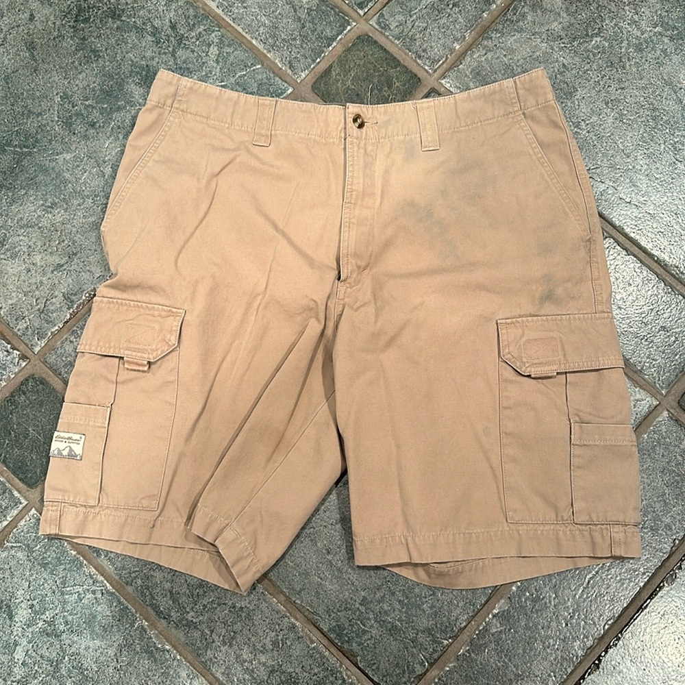 Eddie Bauer Men’s shorts, all Cotton, Size 36, Khaki